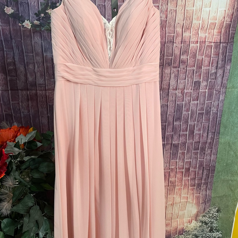 Bari Jay Pink Pleated Dress
